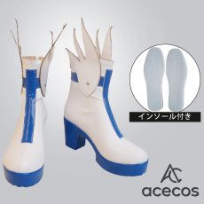 画像1: 2.5次元の誘惑　風　天乃リリサ　ノキエル　コスプレ靴　コスプレブーツ　靴用品 (1)