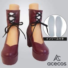 画像1: ローゼンメイデン　風　翠星石　コスプレ靴　コスプレブーツ　靴用品 (1)
