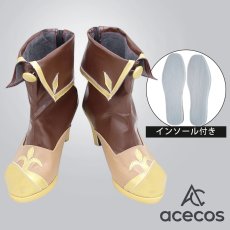 画像1: プリンセスコネクト！Re:Dive.　風　プリコネR　キャル　コスプレ靴　コスプレブーツ　靴用品 (1)