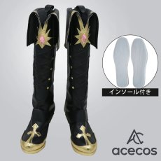 画像1: Fate/Grand Order　風　FGO　巌窟王モンテクリスト伯爵　コスプレ靴　コスプレブーツ　靴用品 (1)