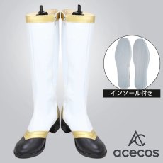 画像1: ラブライブ！サンシャイン!!　風　Aqours　国木田花丸　SR　お正月編　覚醒後　コスプレ靴　コスプレブーツ　靴用品 (1)