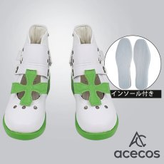 画像1: GUILTY GEAR　風　ジオヴァーナ　コスプレ靴　コスプレブーツ　靴用品 (1)