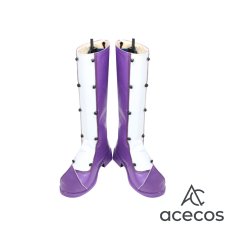 画像2: おジャ魔女どれみドッカーン　風　瀬川おんぷ　コスプレ靴　コスプレブーツ　靴用品 (2)