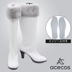画像1: ブルーアーカイブ　風　間宵シグレ　コスプレ靴　コスプレブーツ　靴用品 (1)