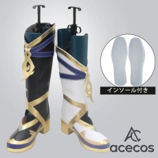 画像1: ウマ娘プリティーダービー　風　ドゥラメンテ　原案　コスプレ靴　コスプレブーツ　靴用品 (1)