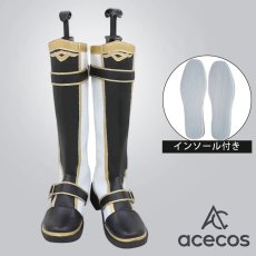 画像1: あんさんぶるスターズ！　風　あんスタ　朱桜司　ユニット衣装　コスプレ靴　コスプレブーツ　靴用品 (1)