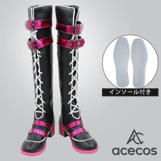 画像1: ラブライブ！サンシャイン!!　風　Aqours　パンクロック編　覚醒後　津島善子　コスプレ靴　コスプレブーツ　靴用品 (1)