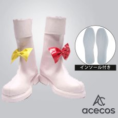 画像1: 東方Project　風　パチュリー・ノーレッジ　コスプレ靴　コスプレブーツ　靴用品 (1)