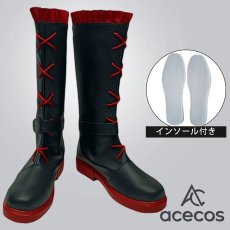 画像1: RWBY　風　ルビー・ローズ　コスプレ靴　コスプレブーツ　靴用品 (1)