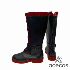 画像4: RWBY　風　ルビー・ローズ　コスプレ靴　コスプレブーツ　靴用品 (4)