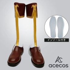 画像1: プリンセスコネクト!　風　ペコリーヌ　コスプレ靴　コスプレブーツ　靴用品 (1)