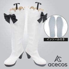 画像1: 推しの子　風　星野アイ　POP IN 2　コスプレ靴　コスプレブーツ　靴用品 (1)