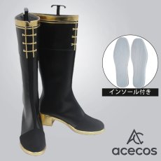 画像1: ツキウタ。　風　睦月始　GRAVITY!　コスプレ靴　コスプレブーツ　靴用品 (1)