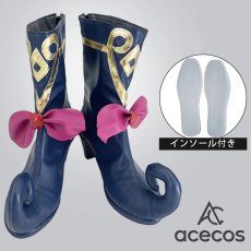 画像1: プリパラ　風　黒須あろま　サイリウムコーデ　コスプレ靴　コスプレブーツ　靴用品 (1)