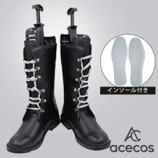画像1: アークナイツ　風　シルバーアッシュ　?灰　SilverAsh　コスプレ靴　コスプレブーツ　靴用品 (1)