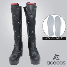 画像1: 勝利の女神：NIKKE　風　ラピ　コスプレ靴　コスプレブーツ　靴用品 (1)