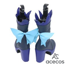 画像3: バーチャルYouTuber　風　VTuber　星街すいせい　ブライト衣装　コスプレ靴　コスプレブーツ　靴用品 (3)