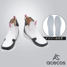 画像1: ブルーアーカイブ　風　由良木モモカ　コスプレ靴　コスプレブーツ　靴用品 (1)