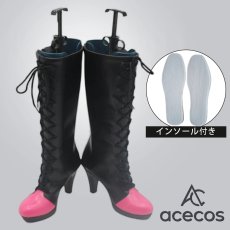 画像1: VOCALOID　風　巡音ルカ　サーカス　コスプレ靴　コスプレブーツ　靴用品 (1)