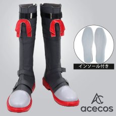 画像1: ギルティギア　風　ザトー=ONE(エディ)　コスプレ靴　コスプレブーツ　靴用品 (1)