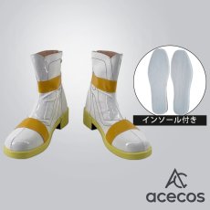 画像1: 怪獣8号　風　四ノ宮功　コスプレ靴　コスプレブーツ　靴用品 (1)
