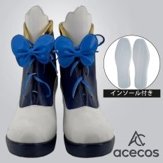 画像1: アイカツスターズ!　風　虹野ゆめ　四ツ星学園制服　冬服　コスプレ靴　コスプレブーツ　靴用品 (1)