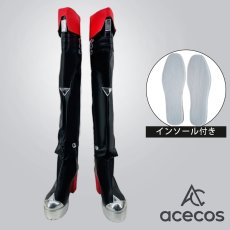 画像1: アズールレーン　風　ザイドリッツ　コスプレ靴　コスプレブーツ　靴用品 (1)