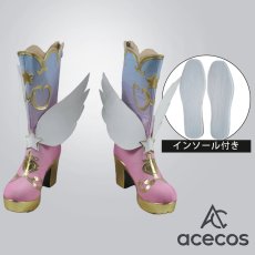 画像1: アイカツスターズ!　風　虹野ゆめ　星のツバサ　コスプレ靴　コスプレブーツ　靴用品 (1)