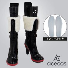 画像1: コードギアス 反逆のルルーシュ　風　C.C.　コスプレ靴　コスプレブーツ　靴用品 (1)