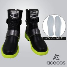 画像1: エーテルゲイザー　風　狂鰐・ソベク　コスプレ靴　コスプレブーツ　靴用品 (1)