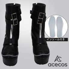 画像1: パニシング:グレイレイヴン　風　バンジ・明晰夢　霜月白鷹　コスプレ靴　コスプレブーツ　靴用品 (1)