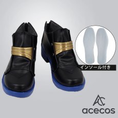 画像1: 鳴潮(Wuthering Waves)　風　相里要　コスプレ靴　コスプレブーツ　靴用品 (1)