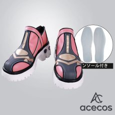 画像1: 原神(げんしん)　風　ヴァレサ　コスプレ靴　コスプレブーツ　靴用品 (1)
