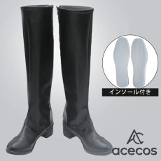 画像1: アークナイツ　風　君主の紅　ブラッドブルートの大君ドゥカレ　コスプレ靴　コスプレブーツ　靴用品 (1)