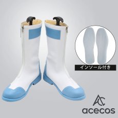 画像1: 交響詩篇エウレカセブン　風　エウレカ　コスプレ靴　コスプレブーツ　靴用品 (1)