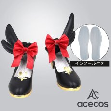 画像1: プリンセスコネクト！Re:Dive　風　シズル（ノワール）　コスプレ靴　コスプレブーツ　靴用品 (1)