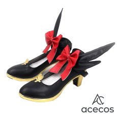 画像3: プリンセスコネクト！Re:Dive　風　シズル（ノワール）　コスプレ靴　コスプレブーツ　靴用品 (3)
