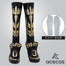 画像1: 黒執事　風　シエル・ファントムハイヴ　コスプレ靴　コスプレブーツ　靴用品 (1)