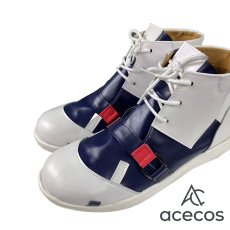 画像3: アークナイツ　風　テキサス　冬の使者　コスプレ靴　コスプレブーツ　靴用品 (3)
