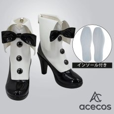 画像1: VOCALOID　風　初音ミク　バニー姿　コスプレ靴　コスプレブーツ　靴用品 (1)