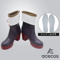 画像1: プリンセスコネクト！Re:Dive　風　ユキ(オーエド)　コスプレ靴　コスプレブーツ　靴用品 (1)