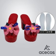 画像1: ブルーアーカイブ　風　狐坂ワカモ　私服　コスプレ靴　コスプレブーツ　靴用品 (1)
