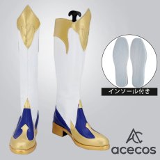 画像1: 宵闇にかく語りき魔女　風　ルーシェン・ノイシュバーン　コスプレ靴　コスプレブーツ　靴用品 (1)