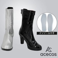 画像1: アークナイツ　風　ニェン　霹靂監督　コスプレ靴　コスプレブーツ　靴用品 (1)