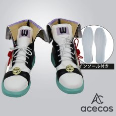 画像1: バーチャルYouTuber　風　VTuber　Mikira Astor?　コスプレ靴　コスプレブーツ　靴用品 (1)