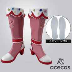 画像1: アイカツ!　風　大空あかり　Generation×マリオンクレープ コラボ　コスプレ靴　コスプレブーツ　靴用品 (1)