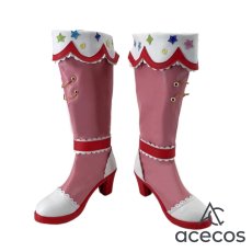 画像2: アイカツ!　風　大空あかり　Generation×マリオンクレープ コラボ　コスプレ靴　コスプレブーツ　靴用品 (2)