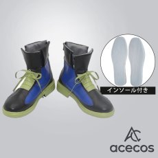 画像1: SAKAMOTO DAYS　風　眞霜平助　コスプレ靴　コスプレブーツ　靴用品 (1)
