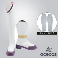 画像1: あんさんぶるスターズ！　風　あんスタ　紫之創　コスプレ靴　コスプレブーツ　靴用品 (1)