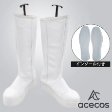 画像1: コードギアス 反逆のルルーシュ　風　枢木スザク　コスプレ靴　コスプレブーツ　靴用品 (1)